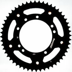 Rear sprocket SUPERSPROX STEALTH RST-457:52-BLK, melns 52T, 420