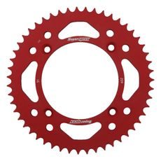 Rear ALU sprocket SUPERSPROX RAL-209:51-RED sarkans 51T, 420