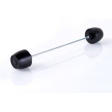 Axle sliders PUIG PHB19 20037N, melns without color caps