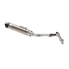 Full exhaust system 1x1 MIVV OVAL M.HO.026.SXC.F Nerūsējošā tērauda/Carbon cap