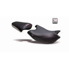 Comfort seat SHAD SHH0NS709CH heated black/grey, red seams