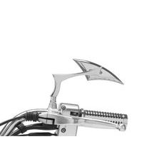 Atpakaļskata spogulis CUSTOMACCES ELECTRA JR0002J stainless steel, pāris