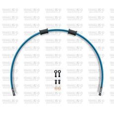 Aizm. bremžu šļaukas kompl. Venhill POWERHOSEPLUS DUC-9022RB-TB (1 šļauka komplektā) Translucent blue hoses, black fittings