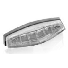 Brake rear light PUIG (90 x 20 mm) 6072W clear lens with license light