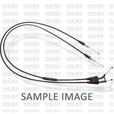 Throttle cables (pair) Venhill K02-4-042-BK featherlight, melns