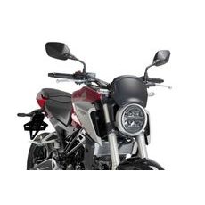 Windshield PUIG FRONTAL PLATE 9663J matt black
