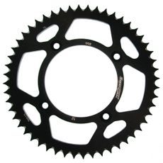 Rear ALU sprocket SUPERSPROX RAL-998:52-BLK, melns 52T, 428