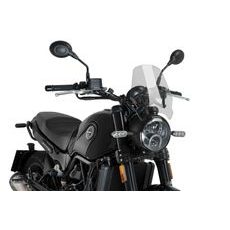 Windshield PUIG NEW. GEN SPORT 9747W, caurspīdīģs
