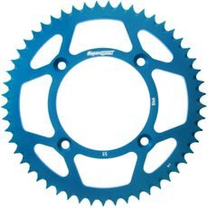 Rear ALU sprocket SUPERSPROX RAL-998:53-BLU zils 53T, 428
