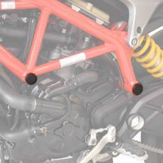 Chassis cap covers PUIG 9634N, melns