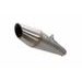 UNIVERSAL RACING SILENCER GPR VINTAVOGE CAFÉ RACER CAFE.RACE.7 BRUSHED STAINLESS STEEL WITHOUT LINK PIPE