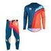 SET OF MX PANTS AND MX JERSEY YOKO VIILEE BLUE/ORANGE; BLUE/ORANGE/BLUE 28 (S)