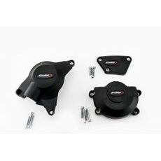 Engine protective covers PUIG 20129N črna included right, left and alternator caps