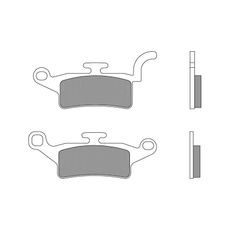 Zavorne obloge BREMBO 07093 CC SCOOTER