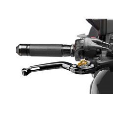 Brake lever without adapter PUIG 160NO poklopna (foldable) black/gold