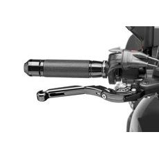 Brake lever without adapter PUIG 19NNP raztegljiva poklopna (extendable folding) black/silver