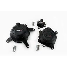 Engine protective covers PUIG 20130N črna included right, left and alternator caps