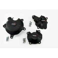 Engine protective covers PUIG 20132N črna included right, left and alternator caps