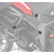 Chassis cap covers PUIG 9636N črna