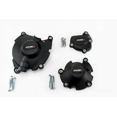 Engine protective covers PUIG 20142N črna included right, left and alternator caps