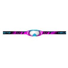 Goggle MT Helmets MX EVO LIFE A8 FLUOR PINK 180402419 Črna