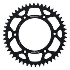 Rear ALU sprocket SUPERSPROX RAL-210:48-BLK črna 48T, 520