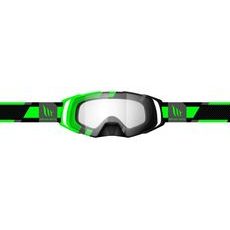 Goggle MT Helmets MX EVO STRIPES BLACK/GREEN FLUOR 180402314 Črna
