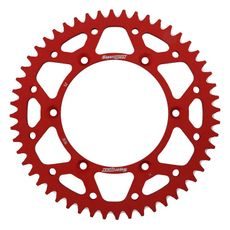 Rear ALU sprocket SUPERSPROX RAL-1512:52-RED rdeč 52T, 520