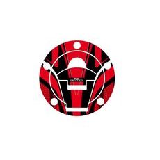 Fuel cap cover PUIG RADIKAL 6304R rdeč