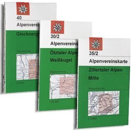Mapa OEAV č. 4/1 Wetterstein u.Mieminger Geb.West (letní)