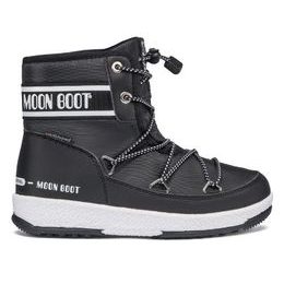 Juniorské boty Moon Boot JR Boy Mid black