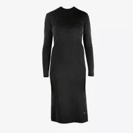 Pletené šaty Kama Merino 5048 černá