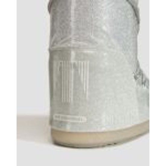 Boty Moon Boot Icon Glitter, 002 silver