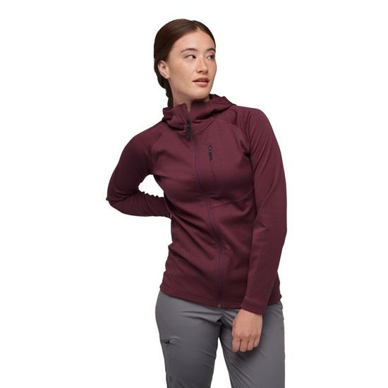 Dámská bunda Black Diamond Coefficient Fleece Hoody blackberry