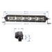 SHARK LED LIGHT BAR 11", ETI LED, 50W