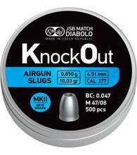 Diabolky JSB KnockOut Slug MKII 4,51mm