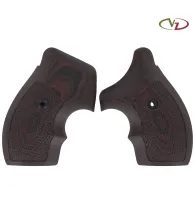 Střenky VZ Grips Smith & Wesson J rám round butt Tactical Diamonds Compact - Black Cherry