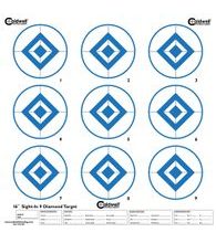 Papírové terče Caldwell Bule Diamond 10ks