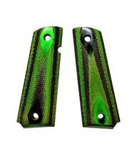 Střenky FORM 1911 zeleno černý laminát diamant