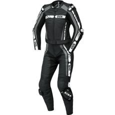 2PCS WOMEN'S SPORT SUIT IXS RS-800 1.0 X70001 ČERNO-ŠEDO-BÍLÁ 38D