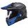 LS2 Helmets LS2 MX436 PIONEER EVO COBRA MATT BLACK BLUE