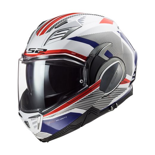 LS2 HELMETS LS2 FF900 VALIANT II REVO WHITE RED BLUE