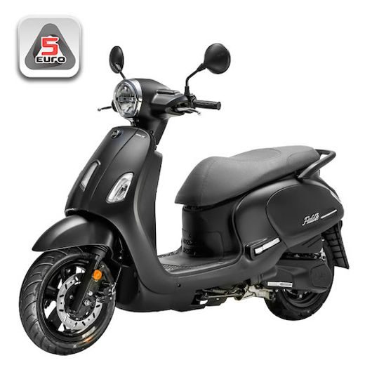 SYM FIDDLE 125 LC ABS EURO 5 MATT BLACK