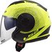 LS2 HELMETS LS2 OF570 VERSO SPIN MATT HI VIS YELLOW