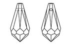 SWAROVSKI 6000 Teardrop Pendant