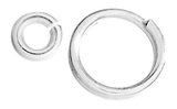 Stříbrné a pozlacené spojovací kroužky Ag 925/1000
