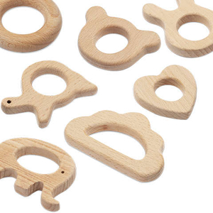 Wooden teethers