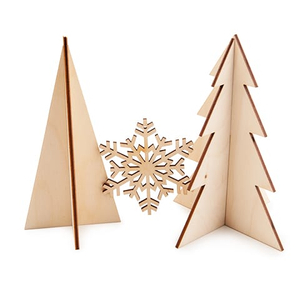 Christmas wooden cutouts