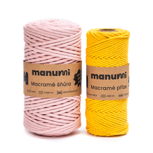 Macramé yarn and cord
