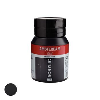 Amsterdam acrylic paint in a pot Standart Series 500 ml 735 Oxide Black